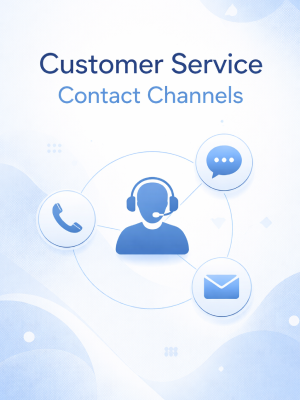 Customer service contact channels